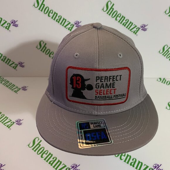 Perfect Game Hat Select Baseball Festival #13 Snapback Adjustable Gray Cap OSFM - Picture 2 of 7